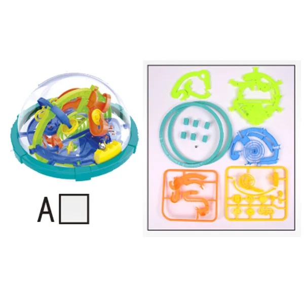 Early Education DIY Self-Loading 3D Perplexus Best Brain Plastic Small Perplexus Educational Stereo Ball Game Checkpoints