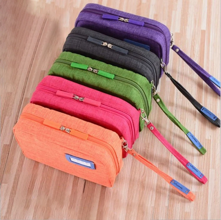 Mini Wallet Portable Multi-layer Purse Key Passport Passbook Pokemon Card Organizer Credit Card Holder/toiletry Bag/digital Bags