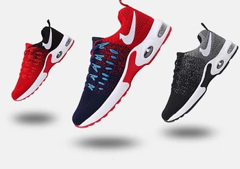 

Fashion Mesh Women Men Outdoor Running Shoes Couples Breathable Soft Athletics Jogging Sneaker drop shipping