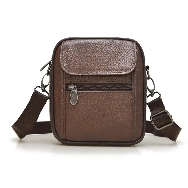 

Cowhide Bag Men And Women Shoulder Oblique Business Bag Cheap bao chuan Belt pi yao bao