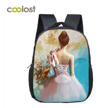 

Cartoon Ballet Dancing Girl Small Backpack Children School Bags Kindergarten Backpack Baby Mini Toddler Bags Kids Book Bag Best