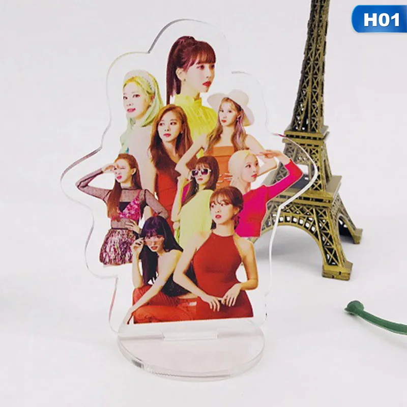 BLACKPINK GOT7 SEVENTEEN Character Stand Plates дисплей акриловая подставка коллекции фанатов подарки - Цвет: 01