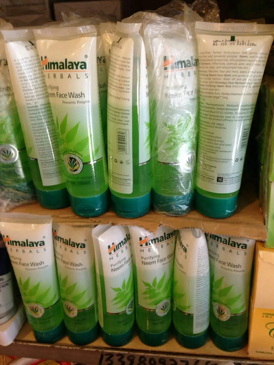Himalaya анти-акне лечение Neem очищающее средство для лица Очищающее куркума уход за лицом аюрведический контроль масла Уход за лицом сохраняет кожу чистой
