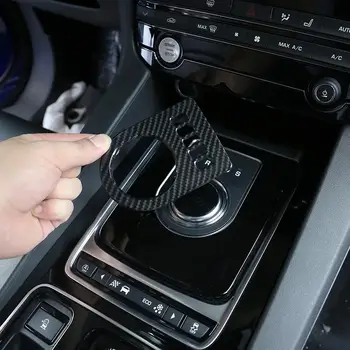 

Carbon fiber Style ABS Plastic Sticker Gear Shift Box Control Panel Trim Cover Frame For Jaguar XF XE XJL XJ F-PACE f pace X761