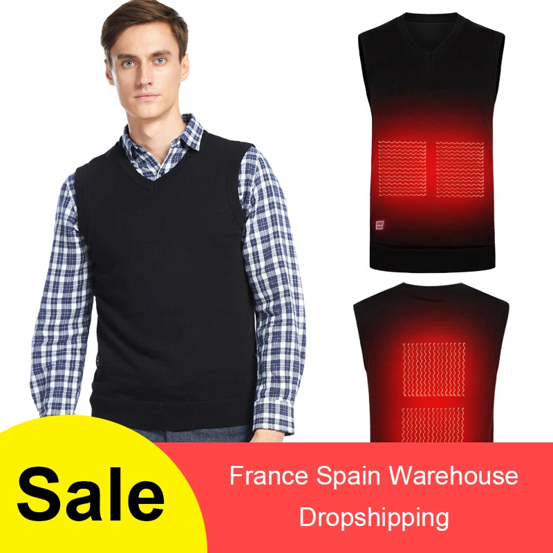 

Heating Vest Washable Usb Charging Heating Three-Speed Temperature Maximum Temperature Up To 47 °c Outdoor Camping Hiking Golf