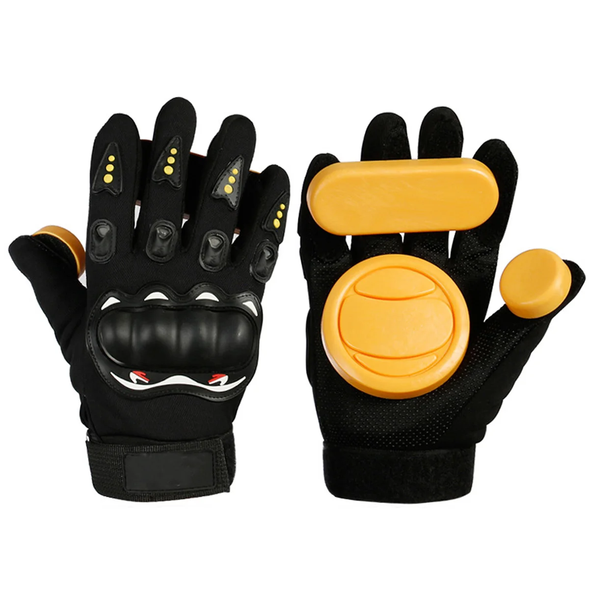 

Downhill Skateboard Gloves Roller Long Board Slider Skateboard Turning Gloves Slide Brake Gloves With Slider Skate Accessories