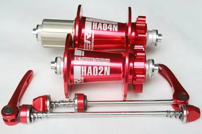 KOOZER MTB CNC велосипедная ступица 32H передний и задний Дисковый Тормоз MTB ступица 6 Болт красный