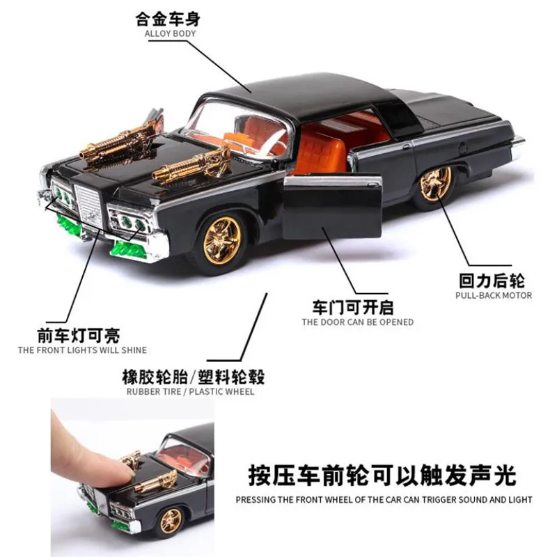 1/36 Lauxles Auto Diecast Alloy Cars Color Performance Model Sound And Light Back To Christmas Birthday Gifts Toys For Children 1/36 Lauxles Auto Diecast Alloy Cars Color Performance Model Sound And Light Back To Christmas Birthday Gifts Toys For Children