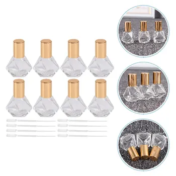 

12 Set Bottles And Droppers Chic Glass Refillable Essential Oil Bottle for Essential Oil Perfume