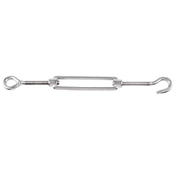 

M4 Stainless Steel 304 Hook & Eye Turnbuckle Wire Rope Tension Pack Of 8