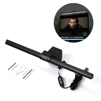 

Screenbar LED Table Lamp Computer Laptop Screenbar Adjustable Hanging Light Eye Protection USB Reading Light Office Home Gadgets