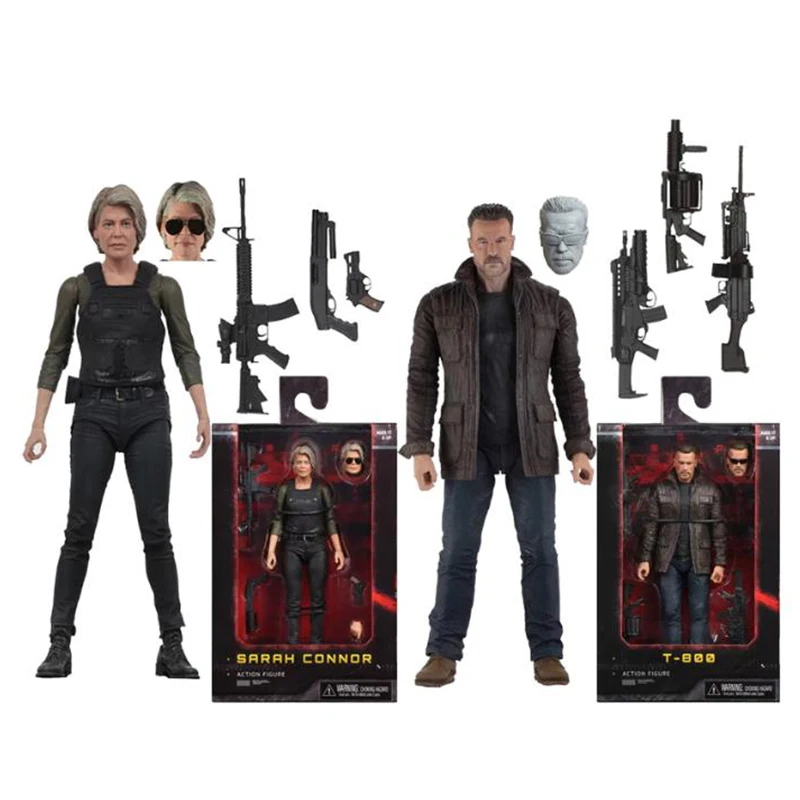 NECA Фигурка Терминатора T-800 фигурка Dark Fate Сара Коннор экшн-фигурки модель игрушка