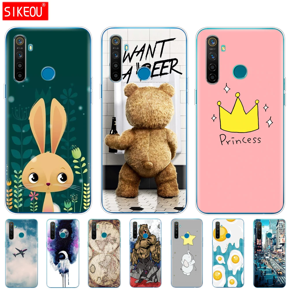 Для Realme 5 Чехол RMX1927 силиконовый мягкий телефонный чехол для OPPO Pro RMX1971 Realme5 5Pro TPU