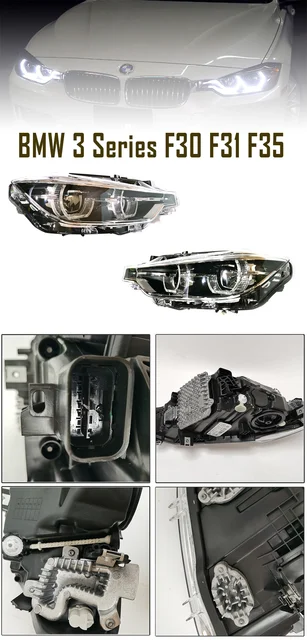 FOR Bmw F30 F31 SERİES HEADLİGHT VENT + SLİDİN TURN SİGNAL LED RİGHT SİDE