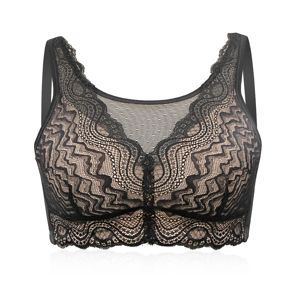 2076 New Breast Surgery Lace Back Breasted Cancer Patients Silicone Padded Without Steel Ring | Женская одежда