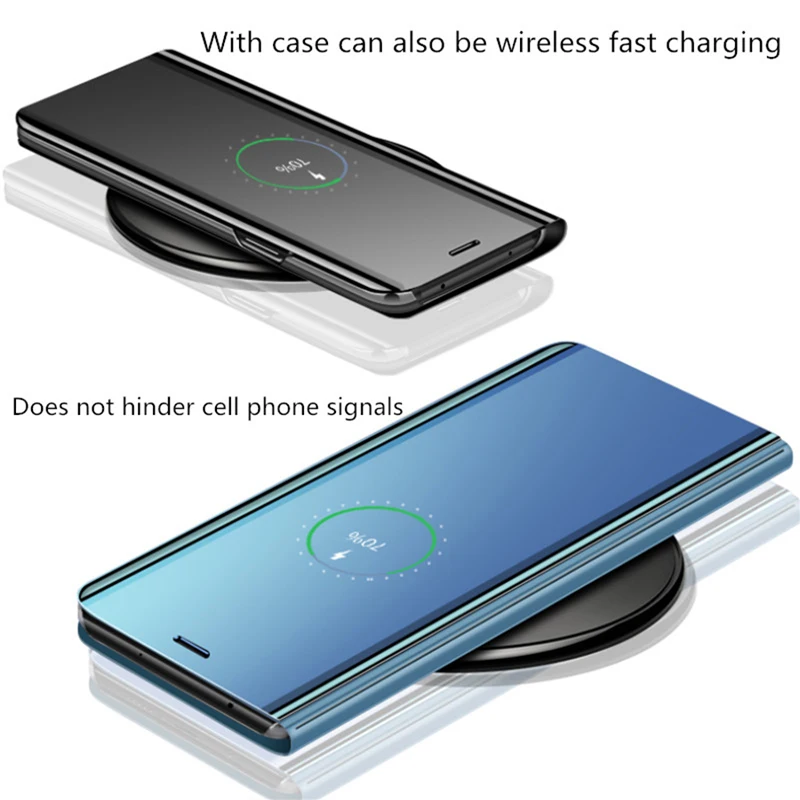 Умный зеркальный чехол для телефона OPPO A9 2020 A5 A3S A7 F9 F11 Pro Realme 6 5 3 XT X2 X Lite K3 Роскошный