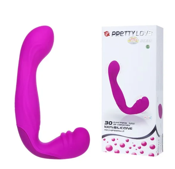 Фаллоимитатор с двойной головкой PRETTY LOVE вибраторы страпон секс-игрушка для