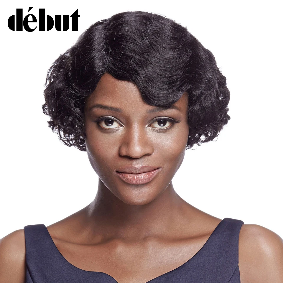 

Cheap Human Hair Wigs Short Bob Wigs Debut Loose Wave Wigs For Black Women Brazilian Remy Hair Natural Color Free Shipping