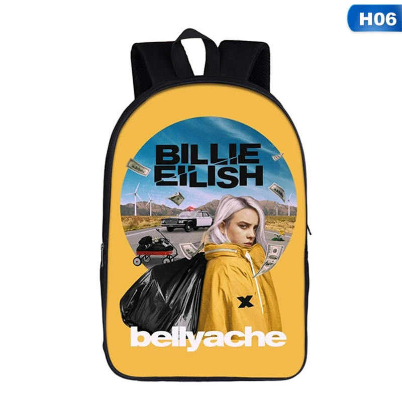 Billie Eilish рюкзаки женские/мужские Школьные сумки дорожные сумки для ноутбука подростковый рюкзак для ноутбука