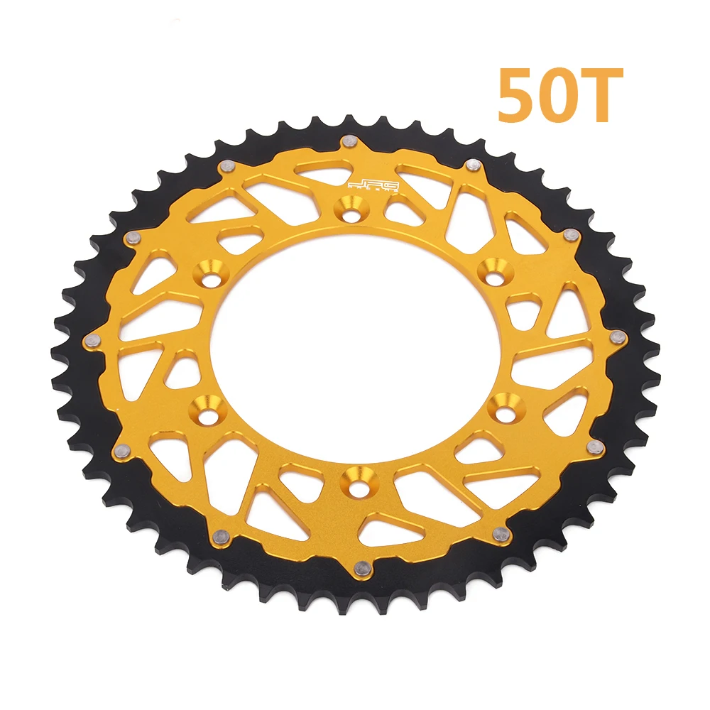 50T Мотоцикл 42T 47 т 48 49 50 T 51T звездочки для Suzuki TSR dr DRZ RM RMX RS 125 200 250 350 400 450 TSR125 DR250 RM125 - Цвет: 50T