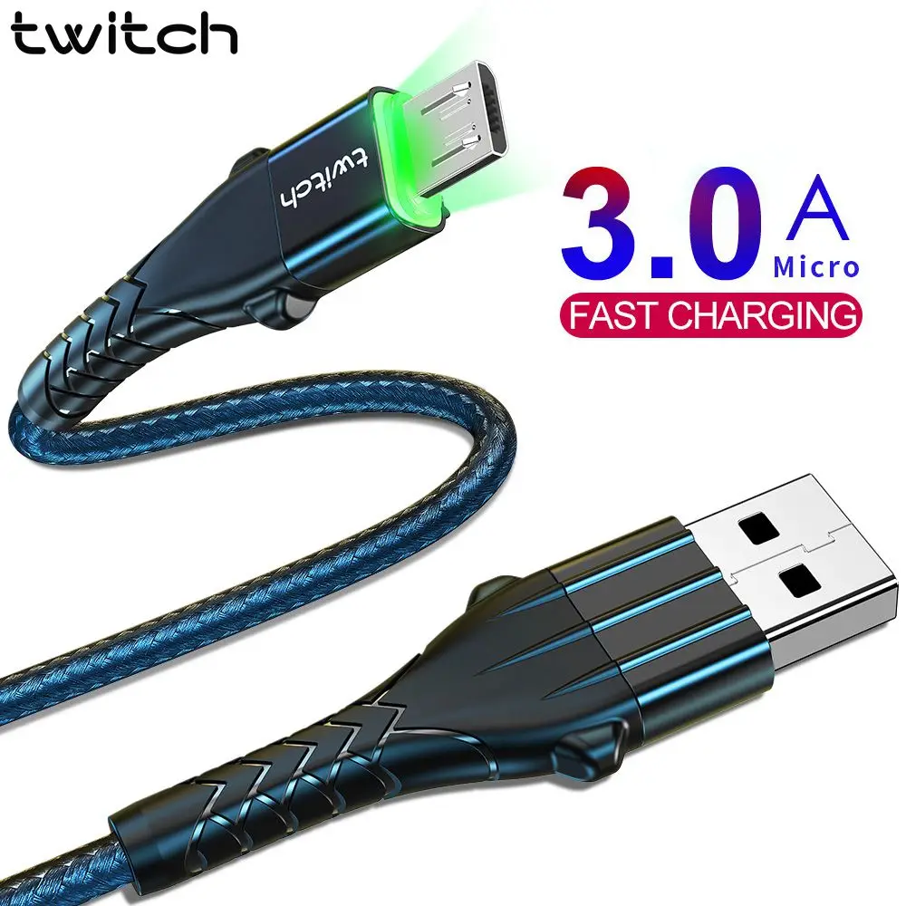 Кабель Micro USB 3 А 1 м 2 | Мобильные телефоны и аксессуары