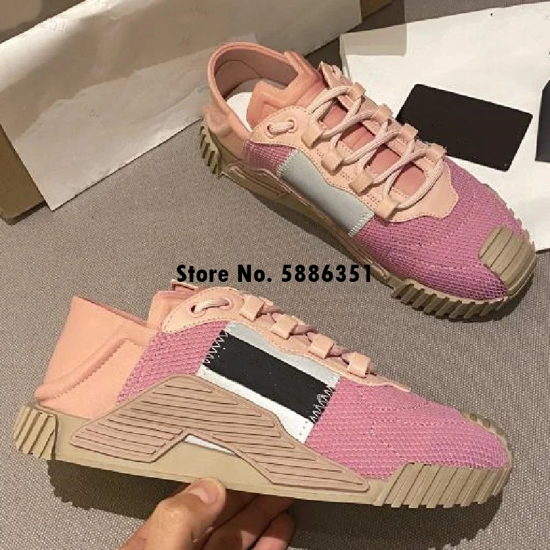 hot pink platform sneakers