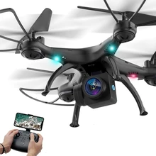 Rc zangão com hd câmera grande angular altitude hold modo headless quadcopter um helicóptero de retorno chave vs ky101 h31 x5c dron brinquedo