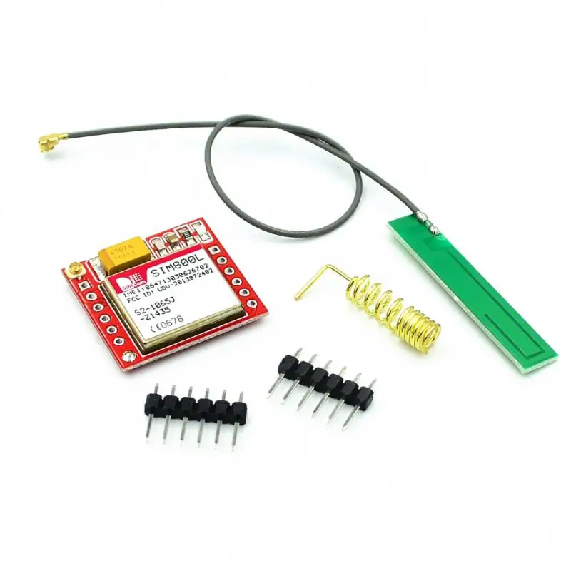 Smallest SIM800L GPRS GSM Module Kit MicroSIM Card Core BOard Quad-band TTL Serial Port With The Antenna For Arduino 