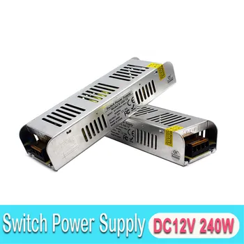 

Mini Size 240W 20A 12V Power Supply LED Driver Transformers 220V AC DC12V Power Adapter for CCTV Camera LED Strip Lamp Monitor
