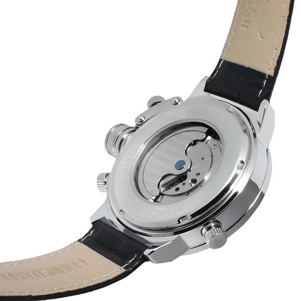 

Jaragar Switzerland Race Car Large Dial Fashion Casual Tourbillon Fully Automatic Mechanical Wrist Watch