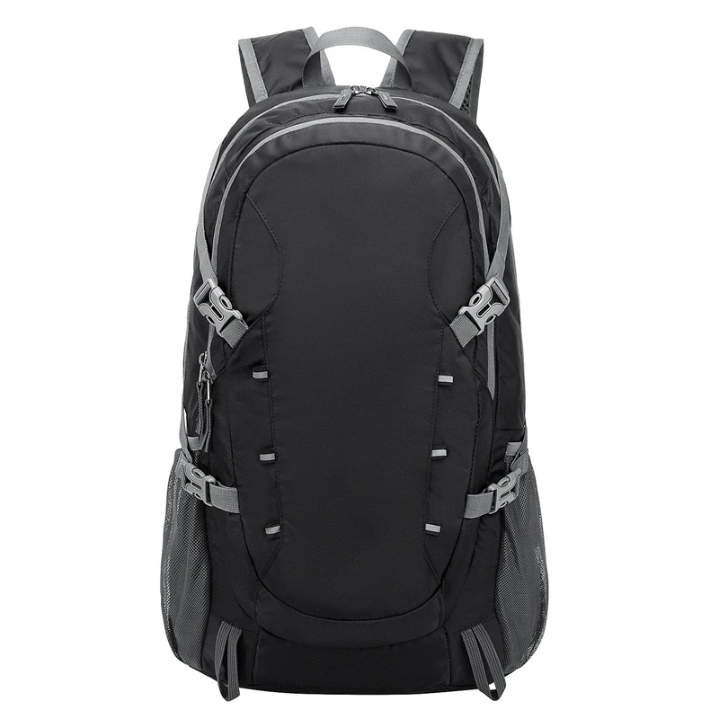 Black Color 40L Легкий Складной Водонепроницаемый Рюкзак Для Путешествий, Походов, Кемпинга, походный рюкзак для женщин и мужчин - Цвет: Black Color