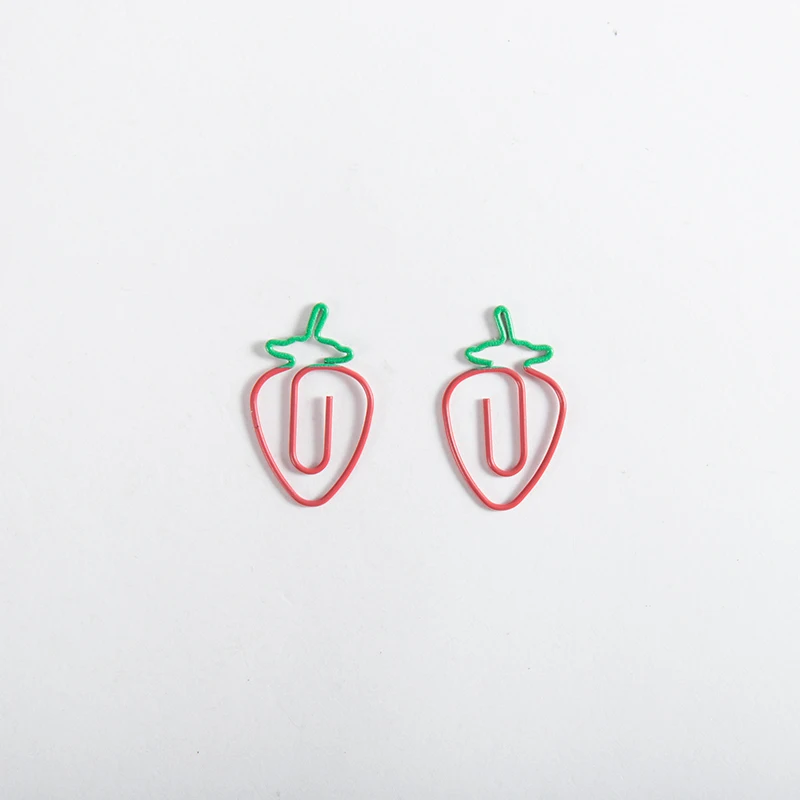 Stationery Strawberry Paper Clip Office Table Accessories