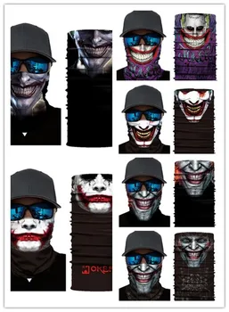 

The Joker Motorcycle Cycling Neck Scarf Half Face Masks Bandana Headband Cosplay Balaclava