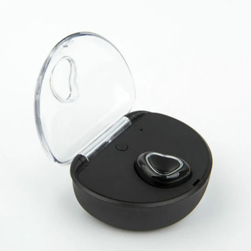 Mini Invisible Headset X7 TWS Earphone Ultra Small Wireless Charging with Charging Bin Single Blue tooth Headset for iphone