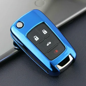 

Car Key Case Anti-Scratch TUP Soft Rubber Shell Accessory For Chevrolet Buick