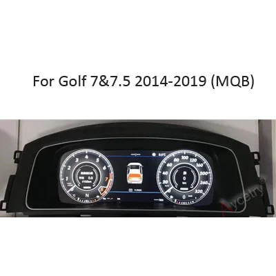 Для Volkswagen VW Golf 7 Golf7 MK7 GTI Автомобильная панель инструментов Замена приборной панели развлечения интеллектуальная мультимедийная система FM - Цвет: For GOLF 7 7.5