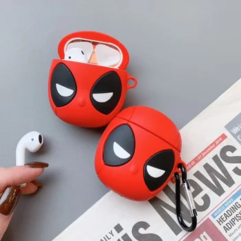 

Marvel hero For Apple Airpods 1/2 Case Protective Cover Cute Bluetooth Earphone Case Fashion Soft Silicone Cases Headset Capa