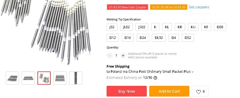 1 шт. паяльник наконечники для распайки T12 Тип для SMD SMT паяльная станция
