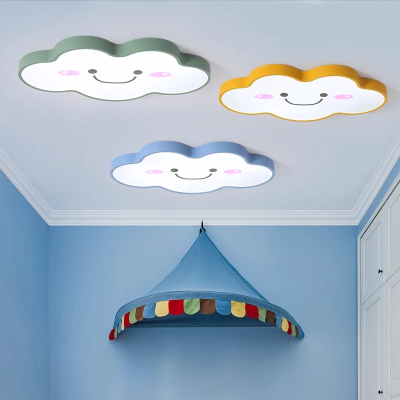 Mordern Creative Children's Room Bedroom Nursery Decoration Lighting Light Cartoon Cloud LED Ceiling Lamp YHJ011810 Mordern Creative Children's Room Bedroom Nursery Decoration Lighting Light Cartoon Cloud LED Ceiling Lamp YHJ011810