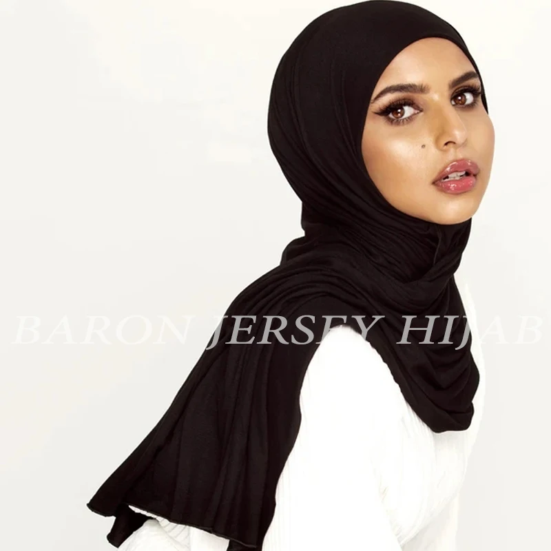 180 * 80CM Premium Muslim Jersey Hijab Scarf Foulard Femme Size Plus Hijabs  Islamic Shawls Soild Cotton Headscarf For Women - AliExpress