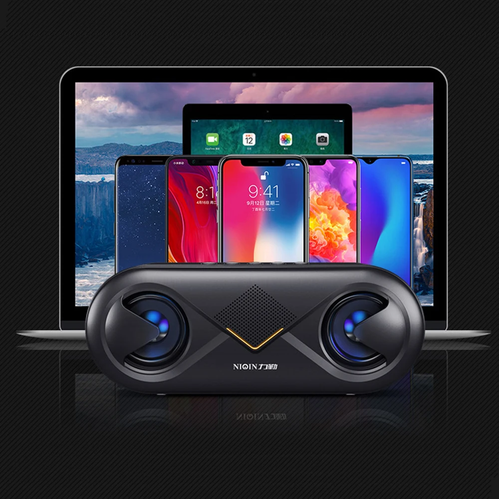 Bluetooth 5.0 Speaker 4D Stereo Sound Loudspeaker