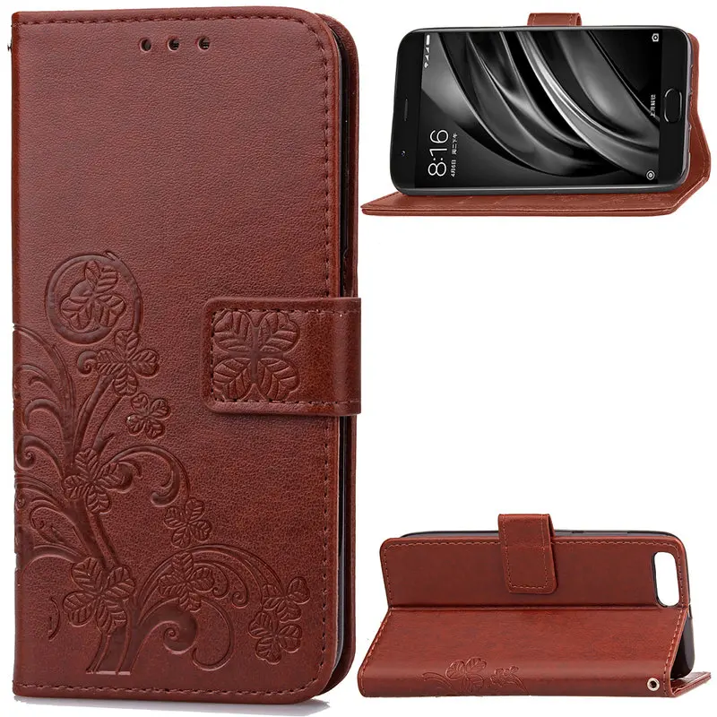 

XiaoMi Mi 6 Case Fashion Magnetic Flip Luxury Leather Wallet Card slot Stand Back Cover For Mi 6 Silicone Shockproof Cover Cases