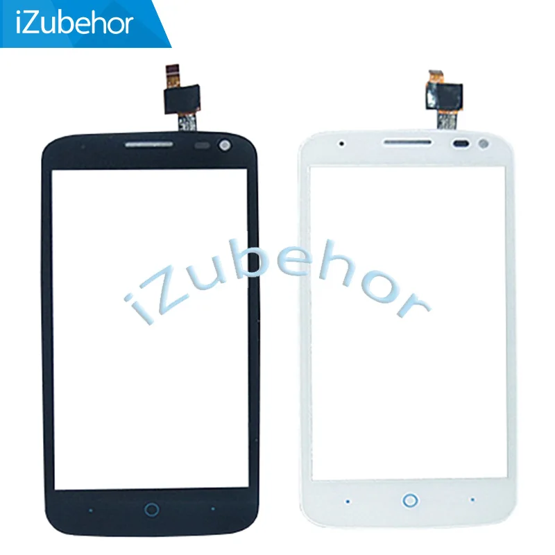 

4.5" touchscreen For ZTE Blade Q Lux 4G 3G Touch Screen Digitizer glass sensor panel black/white free shipping