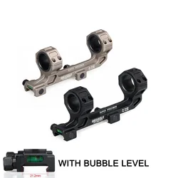 Free ship Tactical airsoft Gun Rifle Scope Mount 25.4mm 30mm scope mount Rings with Bubble Level 20mm Picatinny Rail