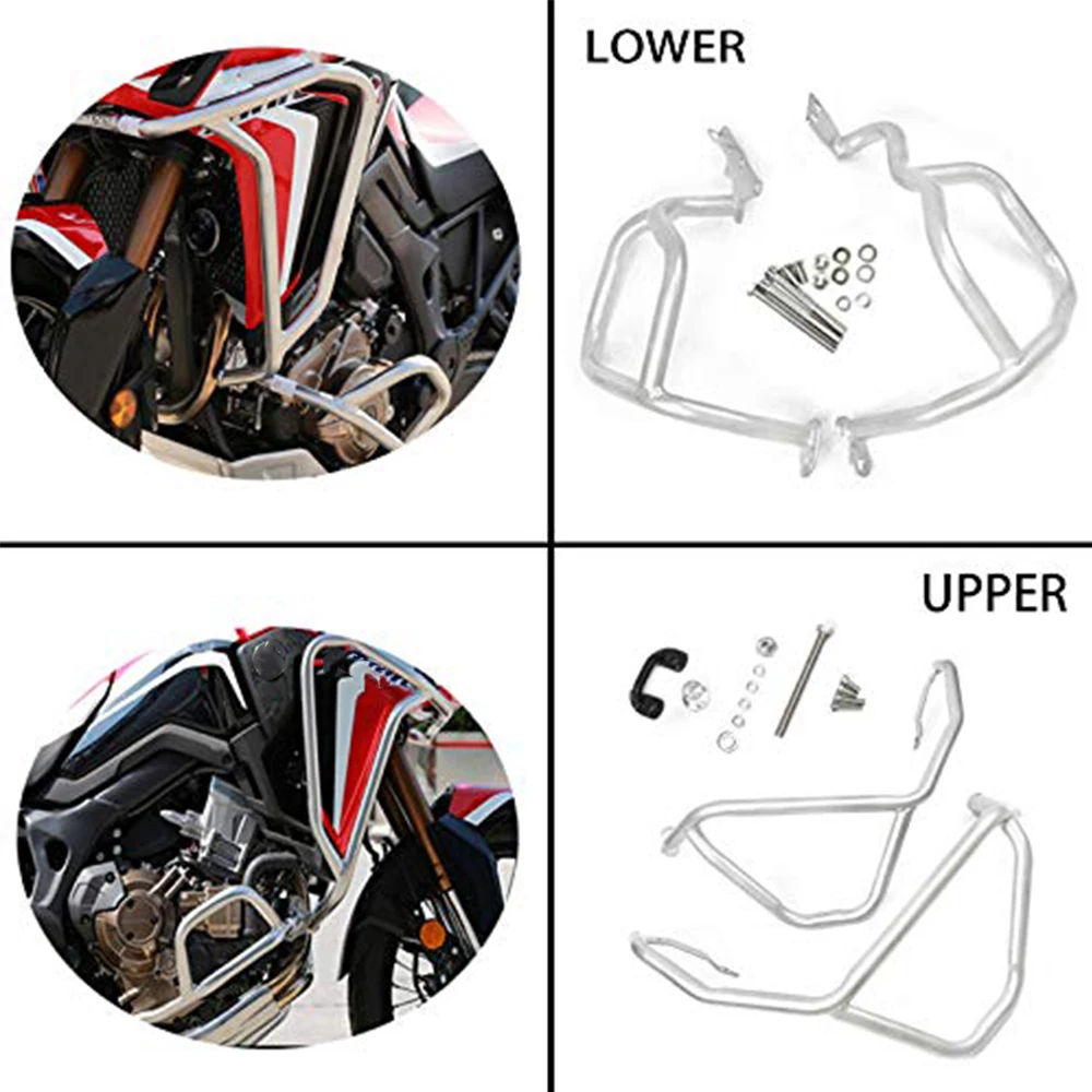 

Для Honda CRF 1000 L Africa Twin ADV CRF1000L Приключения спорта 2016-2019 аварийный бампер Защита двигателя Защита камеры