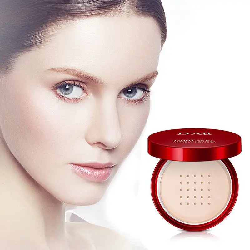 Brightens Skin Tone Loose Powder Long lasting Waterproof Cosmetic Oil