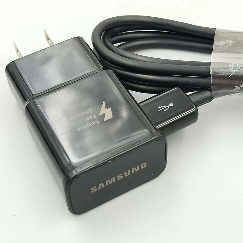 Оригинальный адаптер для быстрой зарядки Samsung Galaxy S6 S7 Edge 9 В 1 67 А кабель Micro USB A10 M10 C9