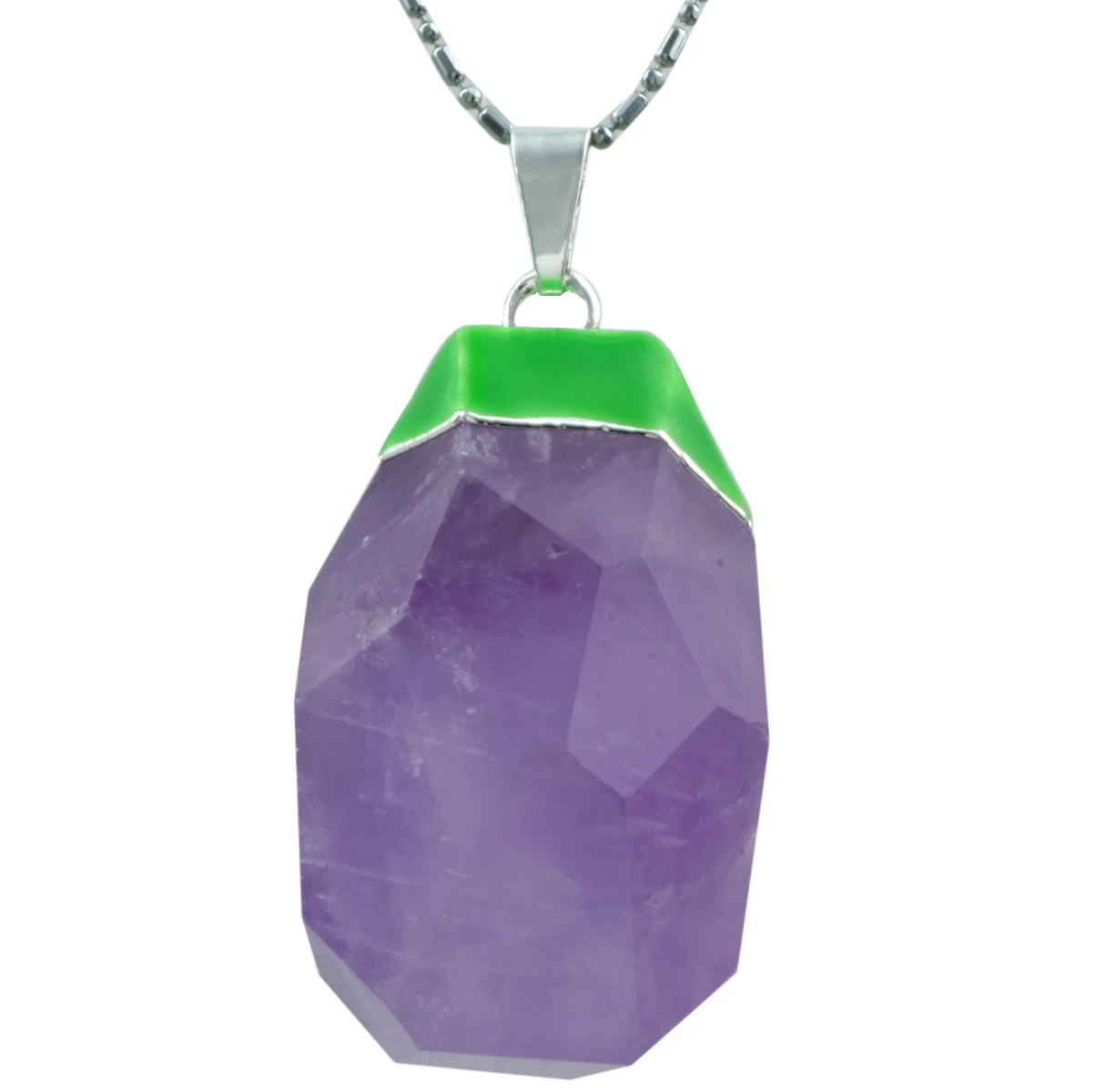 

Healing Irregular Crystal Stone Pendant Amethyst Pendant Charms For Jewelry Making Women Pendant