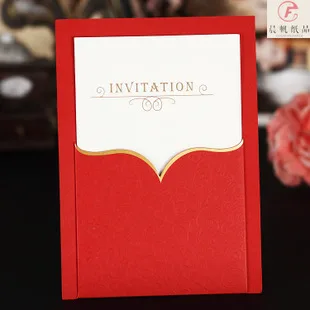 Manufacturers Direct Selling New Style Creative Card Business Invitation Customizable Red Return Card Blue Invitations