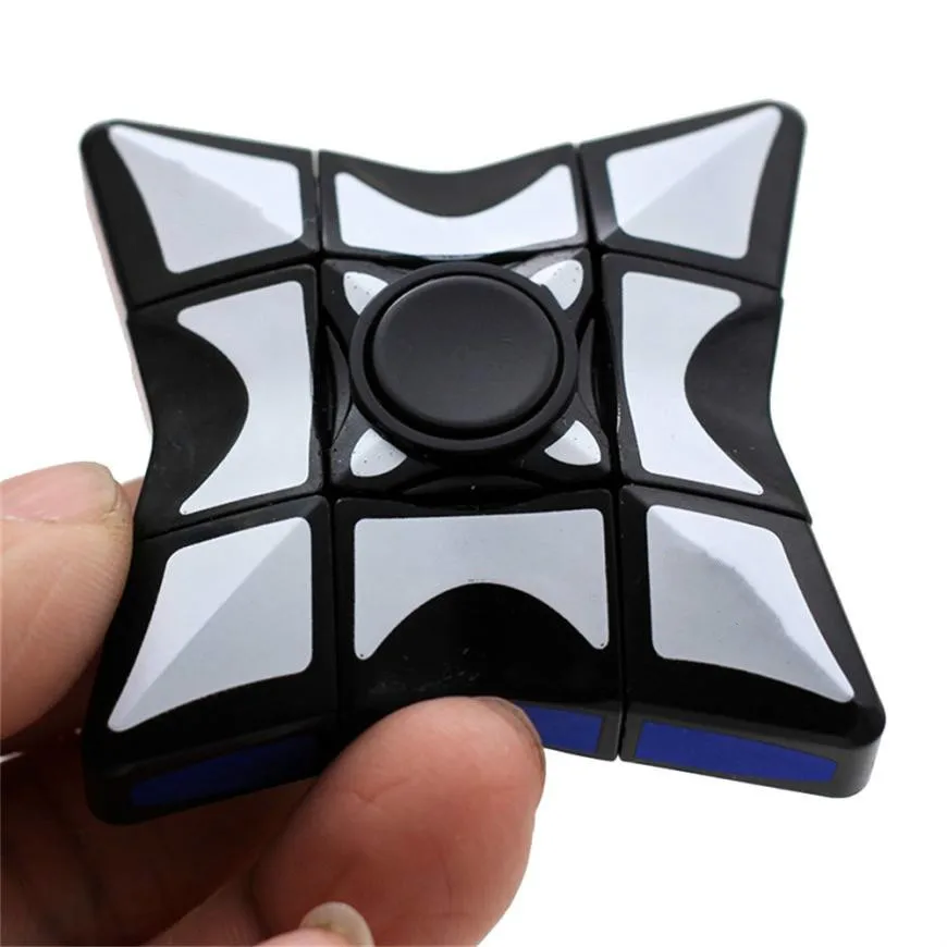 Smooth And Speed 1x3x3 Rubiks Cube Puzzle Spinner Focus EDC Toy For Relieving 